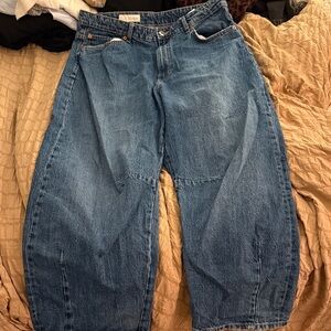 Zara Relaxed Fit Boyfriend Jeans in Blue